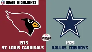 Madden NFL 2004 Historic Teams - 1975 St. Louis Cardinals vs 1975 Dallas Cowboys