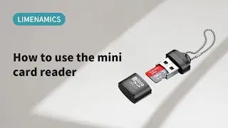 【Limenamics Audio Recorder】How to use the mini card reader