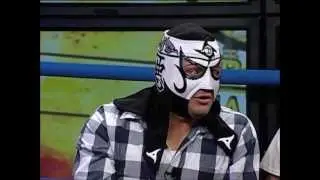 Pentagón Jr., en el estudio de Tercera Caída
