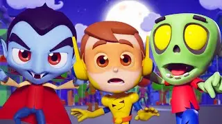 I See a Ghost, It's Halloween Night Fun Song & Cartoon for Kids