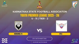 KSFA | YOUTH PREMIER LEAGUE 2025 -26 | MERCURIAL FC VS BFLA | 6.12.2025