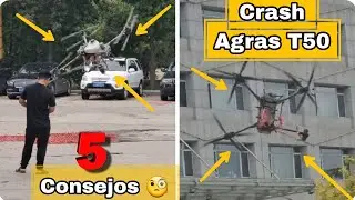 Accidente-Drone AGRAS T50 en Parqueadero-5 Recomendaciones de este accidente en Espa&ntilde;ol