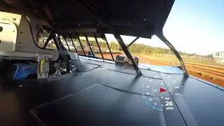Dirt Late Model breaks rear end