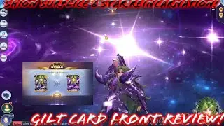 Saint Seiya: Awakening (KOTZ) - Surplice Shion 6 Star Reincarnation Gilt Card Front Review at PvP!