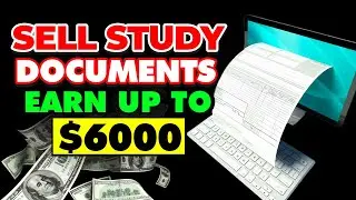 Earn Up To 6k Online Selling Old Study Documents | Make Money Online Fast