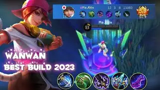WANWAN BEST BUILD 2023🔥Wanwan Starlight skin gameplay ✨ Teen Pop Wanwan💖