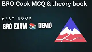BRO Cook Exam 2025 BRO Cook  theory & MCQ Book | Best Book For BRO Cook Exam
