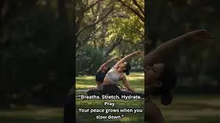 Peace Over Pressure 🌿 | Faith + Wellness Motivation