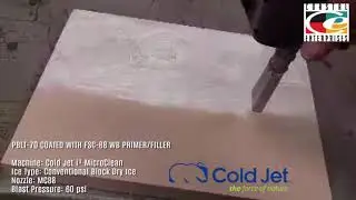 Cold Jet Dry Ice Cleaning of a PBLT-70 Tool
