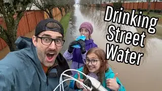 ★★★★★ Review of Membrane Solutions Pump - Dirty street water drink test - Disaster preparedness