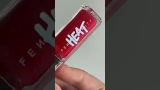 Cherry lips 🍒 Fenty Beauty Gloss Bomb Heat  in shade Hot Cherry #shorts