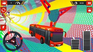 Offroad Uphill Bus Stunt Racing Driving Games Simulation Level4-7 - Android Gameplay l CBT GAMES