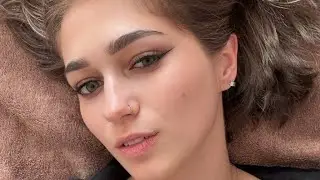 Sexy dancing from a beautiful brunette