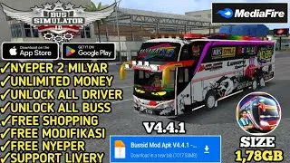 BUS SIMULATOR INDONESIA V4.4.1 MOD APK TERBARU 2025 UNLIMITED MONEY & UNLOCK ALL DRIVER 