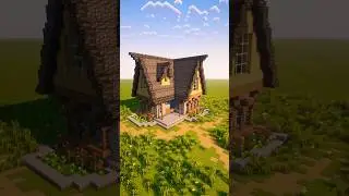 The Easy Way To Make a Gothic House🏠🔨 #minecraft #minecraftbuilding