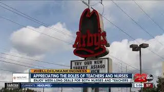 Hello humankindness: Week-long deals for nurses and teachers
