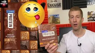 Dessert Protein Bar | Luna Chocolate Salted Caramel Protein Bar | Dad&rsquo;s Snack Session