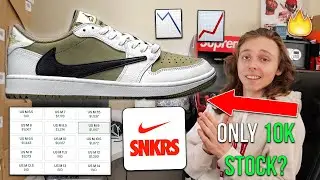 ВСЕГО 10 000 ПАР?! ОБЗОР/СОВЕТЫ ПО ВЫПУСКУ КРОССОВОК TRAVIS SCOTT X JORDAN 1 LOW GOLF DROP!