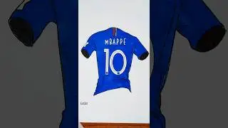 ASMR Coloring #mbappe #coloring #shorts #football
