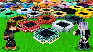 We found 1000 SECRET PORTALS in Minecraft!