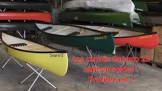 Les canoës Ontario 13 en solde !