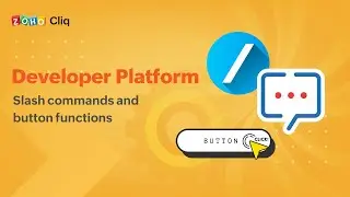 Developer Platform | Slash Commands & Button Functions | Zoho Cliq