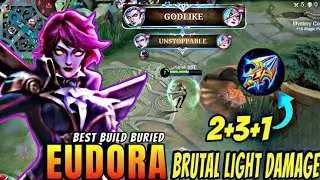 Eudora Brutal Lightning Damage 2+3+1 Gameplay