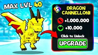 Unlocking *MAX LEVEL 40* Dragon Cannelloni in Catch a Monster! (Roblox)