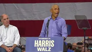 Obama gives blistering critique of Trump as he campaigns for Harris in critical Pennsylvania