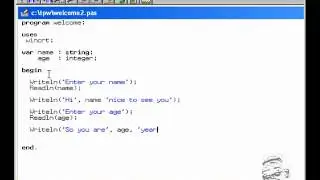 Pascal Tutorial: Readln