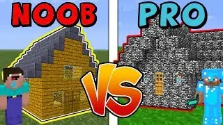Minecraft Challenge | NOOB vs PRO MOB PROOF HOUSE | w/ Darzeth & BurtDude ( ProperDummies )