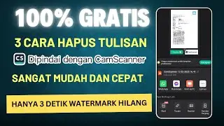 Cara Menghilangkan Tulisan Dipindai dengan CamScanner