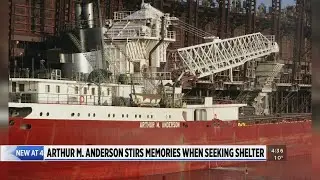 Arthur M. Anderson stirs memories when seeking shelter