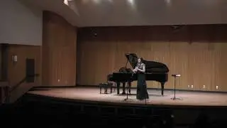 William O. Smith Five Pieces for Clarinet Alone, mvt. I: Vigorous