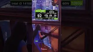 Fortnite on high preset with ray tracing and motion blur #RTX5080 #fpstest #fortnite #intel