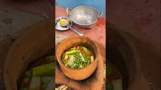 Pure Village Taste | ବନ୍ଧା କୋବି🥬 Curry on Chula | #youtubeshorts #shorts #trending #cooking