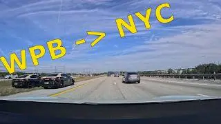 Tesla Model S Road Trip - West Palm Beach to New York - Christmas 2025 Part 1