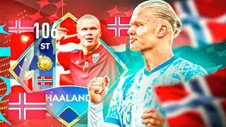 106 OVR NATIONAL HEROES HAALAND REVIEW | FIFA MOBILE 22