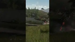 Taxi flies over a lake | Miscreated