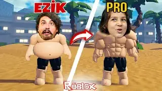 ROBLOXUN EN GÖBEKLİ ADAMINDAN EN KASLI ADAMINA DÖNÜŞTÜK 💪 Roblox Gym League Simulator
