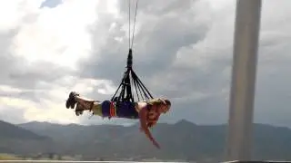 Sky Coaster at The Royal Gorge Bridge in Colorado!