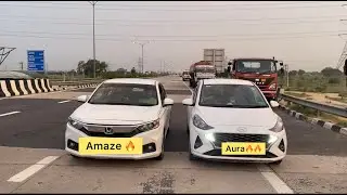 Aura cng vs Amaze Petrol 🔥🔥 Drag Race | Drag Race | Ronak Gehlaut |