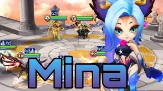 Vampire Mina super powerful on Rta | so tank and high damage | Summoners War