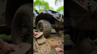 ASMR Washing a Muddy Military Tactical Vehicle #asmr #asmrshorts #satisfying #relaxing