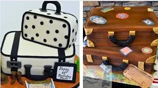 Suitcase cake designs/Luggage cake ideas/Relastic cake