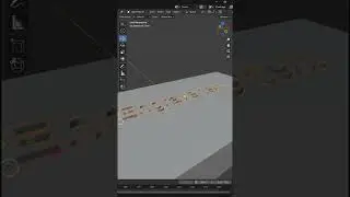 Engrave text in blender #3dblender #creativeblender #shots #blendershorts  #tutorial
