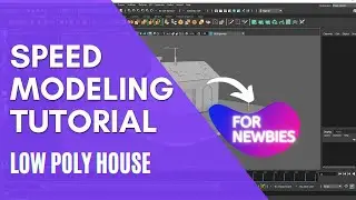 Low Poly House Speed Modeling 🏠