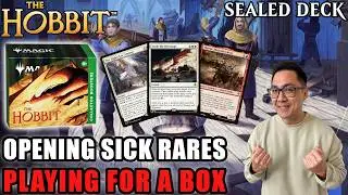 Opening Sick Rares Playing For A Box | The Hobbit Sealed Deck | Arena Direct | MTG Arena