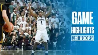 Iowa at Michigan State | HIGHLIGHTS | Big Ten Basketball | 12/02/2025