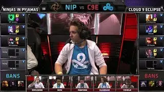 Ninjas in Pyjamas vs Cloud 9 Eclipse Game 1 |  Finals EU Challenger Series #1  | NIP vs C9E G1